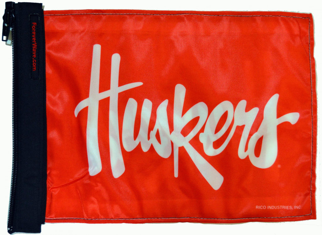 Forever Wave NCAA/College Car Flags Nebraska Flag Forever Wave - 5018 - Forever Wave