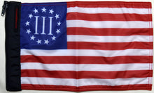 Load image into Gallery viewer, Forever Wave Historical Car Flags Nyberg Three Percenter Flag Forever Wave - 5229 - Forever Wave