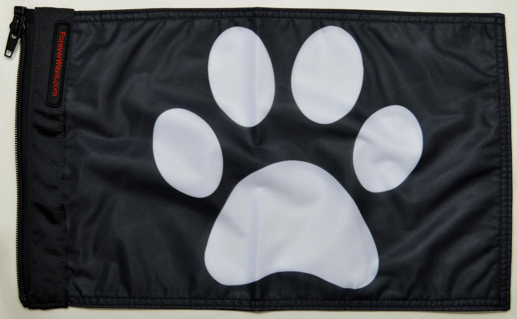 Forever Wave Specialty Car Flags Paw Print Flag Forever Wave - 5379 - Forever Wave