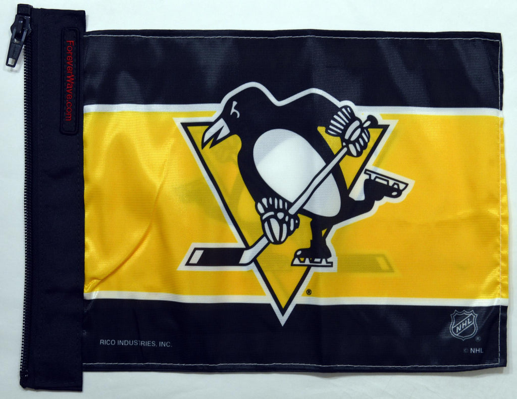 Forever Wave NHL Car Flags Pittsburgh Penguins Flag Forever Wave - 5275 - Forever Wave
