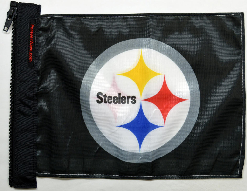 Forever Wave NFL Car Flags Pittsburgh Steelers Flag Forever Wave - 5186 - Forever Wave