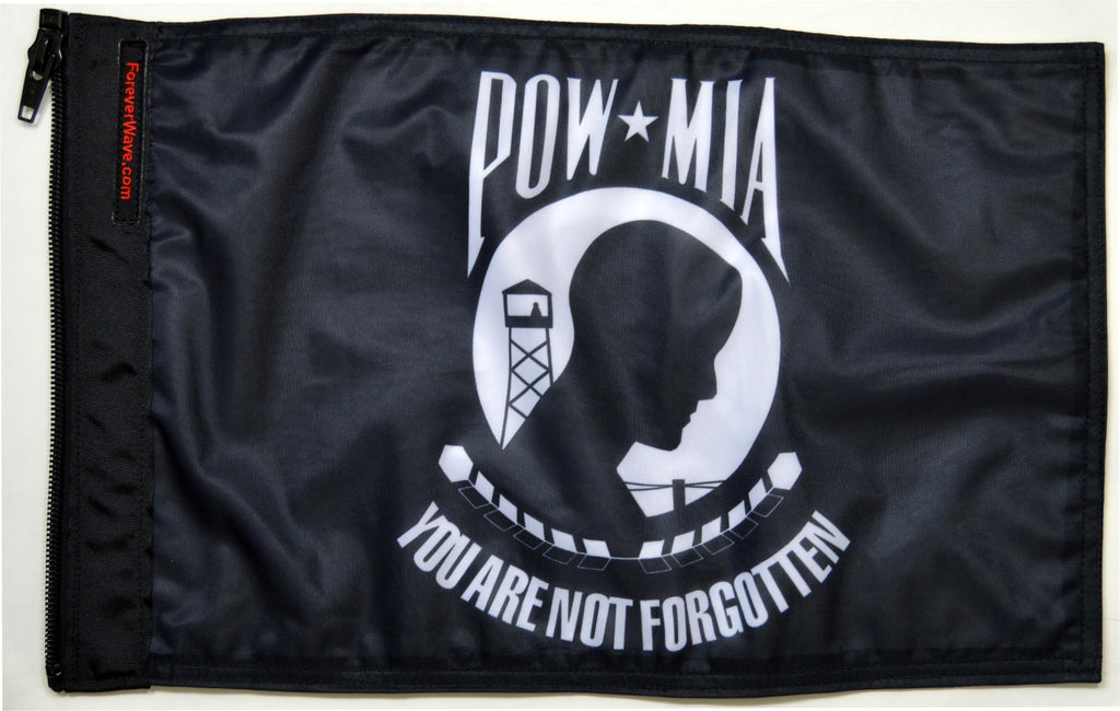 Forever Wave Military Car Flags POW MIA Flag Forever Wave - 5049 - Forever Wave