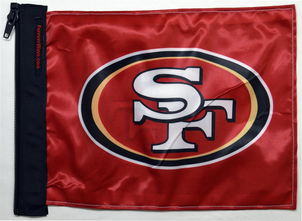 Forever Wave NFL Car Flags San Francisco 49ers Flag Forever Wave - 5112 - Forever Wave