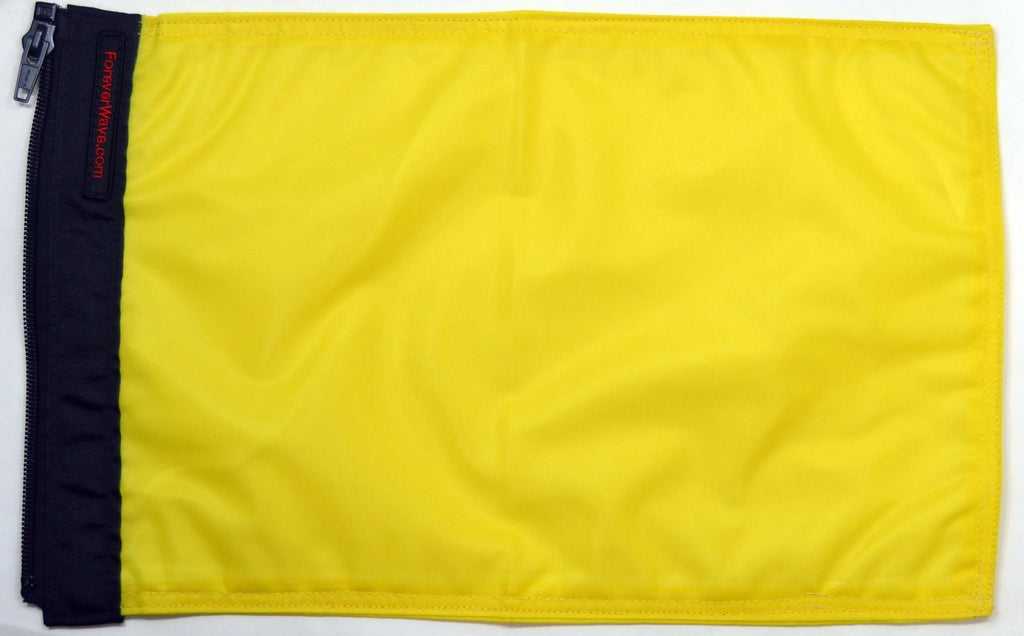 Forever Wave Nautical & Fish Flags Solid Yellow Q Flag Forever Wave - 5038 - Forever Wave