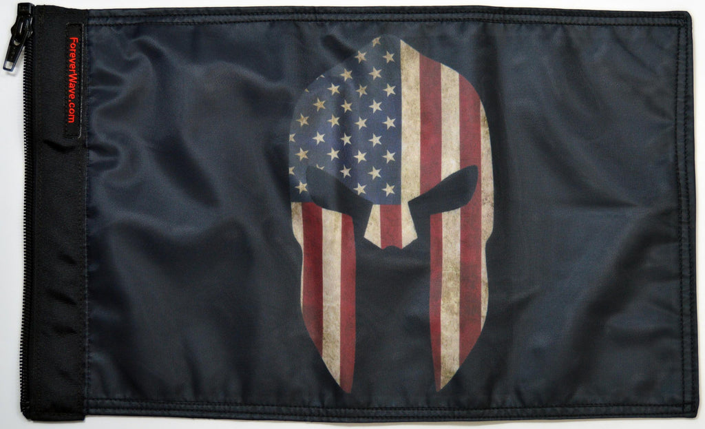 Forever Wave Specialty Car Flags Spartan USA Flag Forever Wave - 5464 - Forever Wave