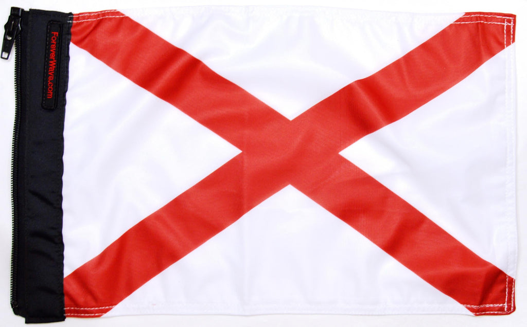 Forever Wave State Car Flags State Flag Alabama Forever Wave - 5076 - Forever Wave