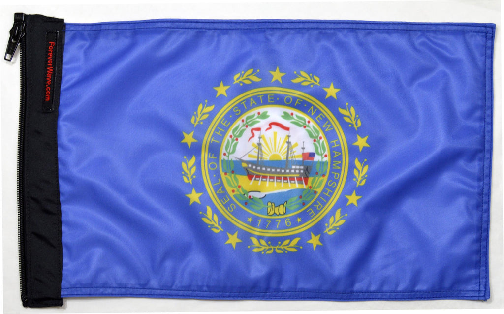 Forever Wave State Car Flags State Flag New Hampshire Forever Wave - 5282 - Forever Wave