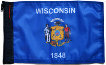 Load image into Gallery viewer, Forever Wave State Car Flags State Flag Wisconsin Forever Wave - 5522 - Forever Wave