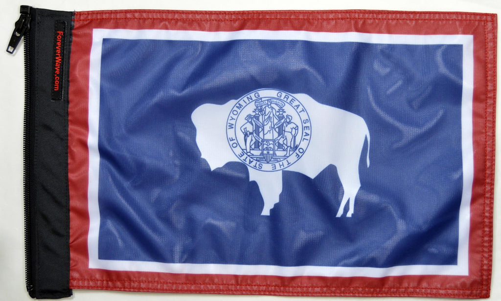 Forever Wave State Car Flags State Flag Wyoming Forever Wave - 5121 - Forever Wave