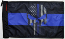 Load image into Gallery viewer, Forever Wave Military Car Flags Thin Blue Line Punisher Flag Forever Wave - 5151 - Forever Wave