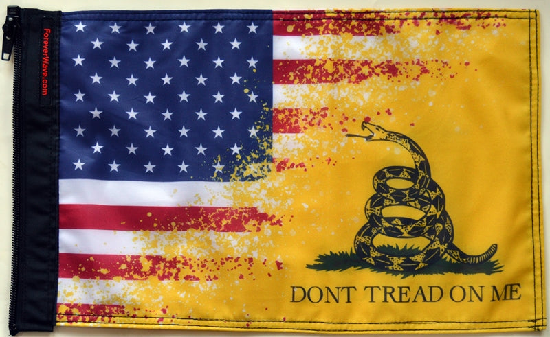 Forever Wave USA Car Flags USA Gadsden Flag Forever Wave - 5558 - Forever Wave