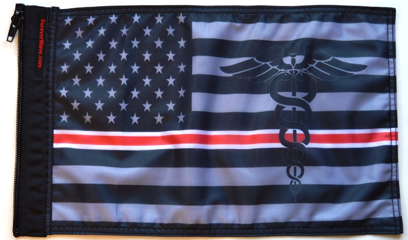 Forever Wave USA Car Flags USA Subdued Nurses Flag Forever Wave - 5519 - Forever Wave