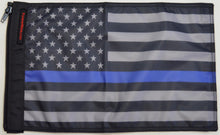 Load image into Gallery viewer, Forever Wave USA Car Flags USA Subdued Thin Blue Line Flag Forever Wave - 5133 - Forever Wave
