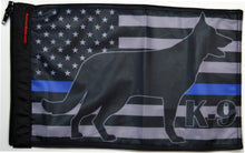 Load image into Gallery viewer, Forever Wave USA Car Flags USA Subdued Thin Blue Line K9 Flag Forever Wave - 5466 - Forever Wave