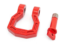 Load image into Gallery viewer, D-Ring | Forged | Pair | Red