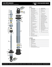 Load image into Gallery viewer, FOX Bushing Kits Fox Eyelet Parts Hourglass Bushing Spacer 1.000in OD x .560in ID x .830in TLG - Pair