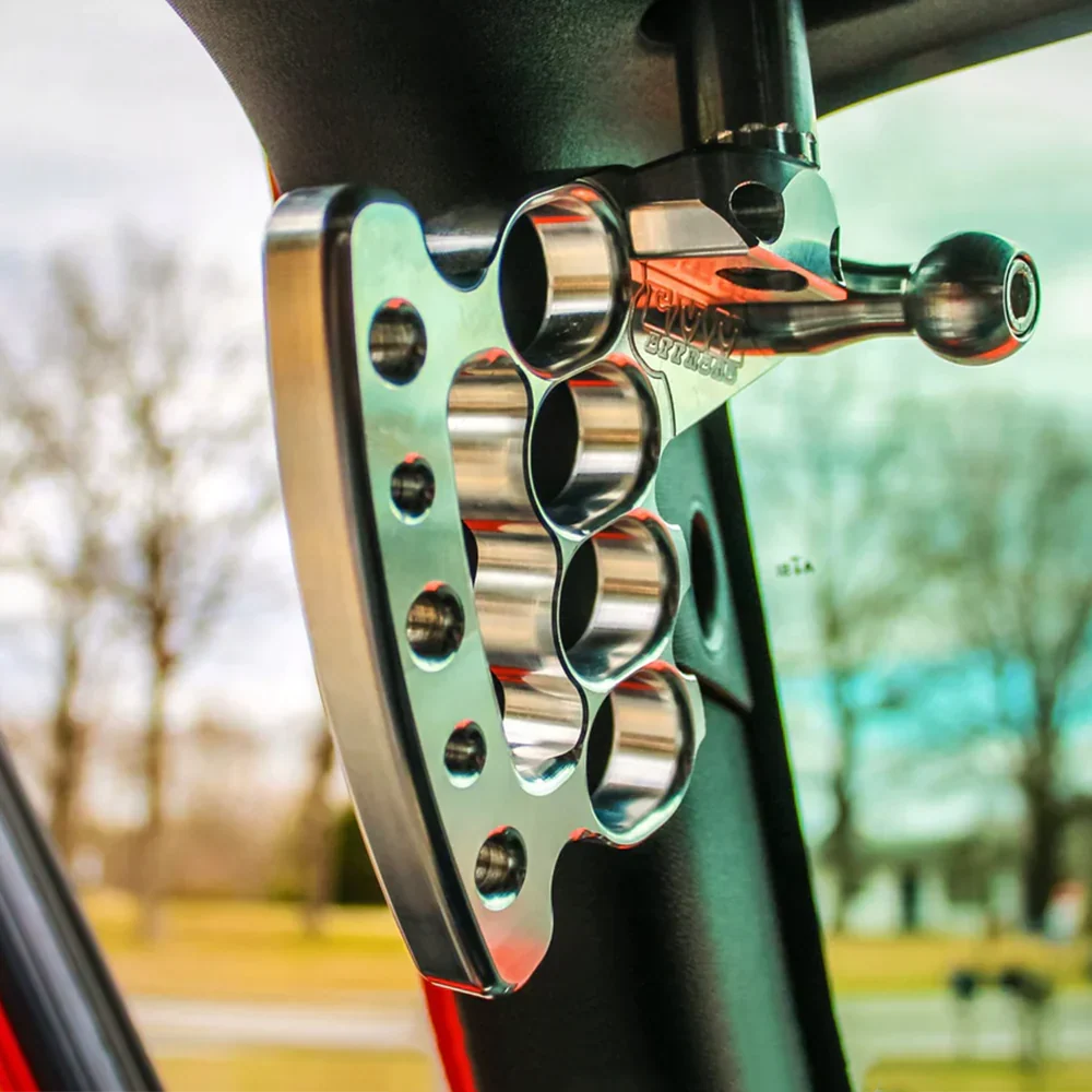 Jeep JK Front and Rear Handles with Mirrors Package