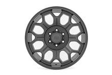 Load image into Gallery viewer, Rough Country 77 Series Wheel | One-Piece | Gunmetal Gray | 20x9 | 6x5.5 | +18mm