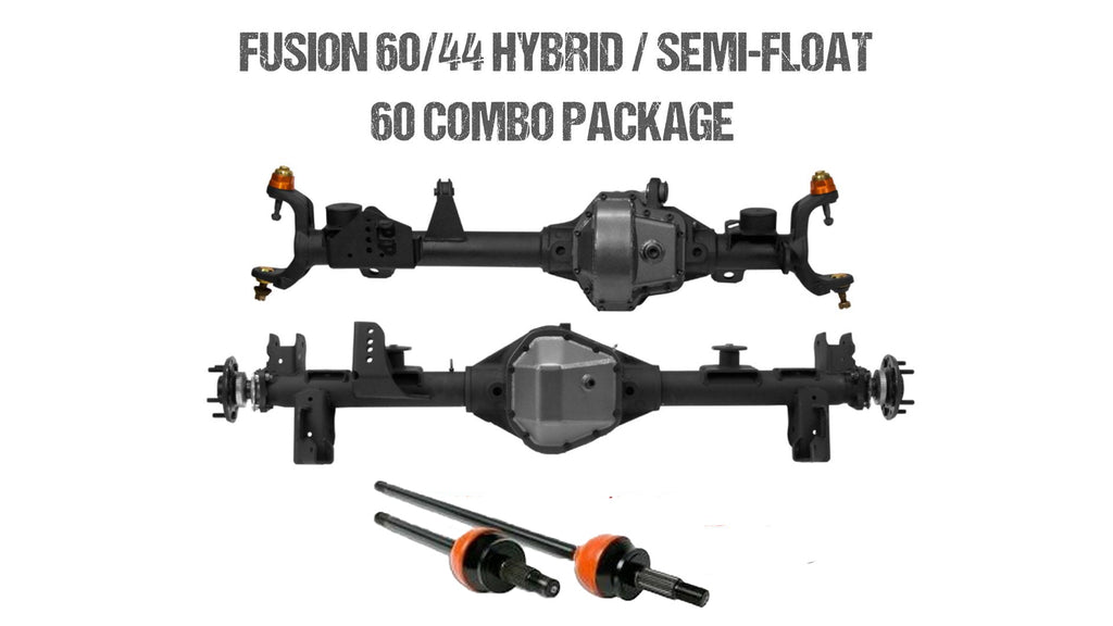 fusion4x4 Fusion 60/44 Hybrid and Semi-Float 60 Package for Jeep JK