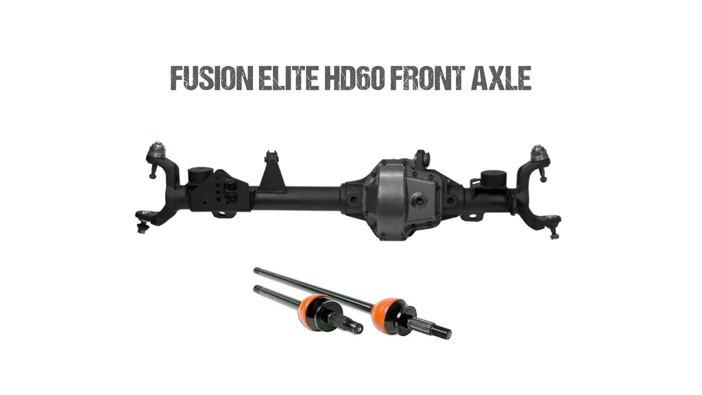 fusion4x4 Fusion Elite HD60 Front Axle Assembly for Jeep Wrangler JL