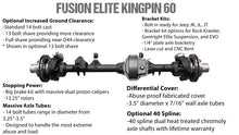 Load image into Gallery viewer, fusion4x4 Fusion Elite Kingpin 60 | Big Tube 14 Bolt for Jeep Wrangler JL
