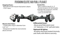 Load image into Gallery viewer, fusion4x4 Fusion Elite Kingpin 60 | Elite 60 Full Float for Jeep Wrangler JK