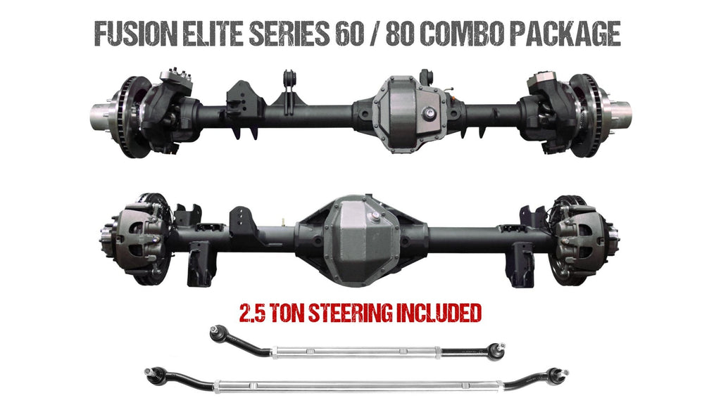 fusion4x4 Fusion Elite Kingpin 60 | Elite 80 - 40 Spline for Jeep Gladiator JT