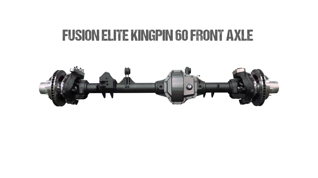 fusion4x4 live Fusion Elite Kingpin 60 Front Axle Assembly for Jeep TJ/LJ