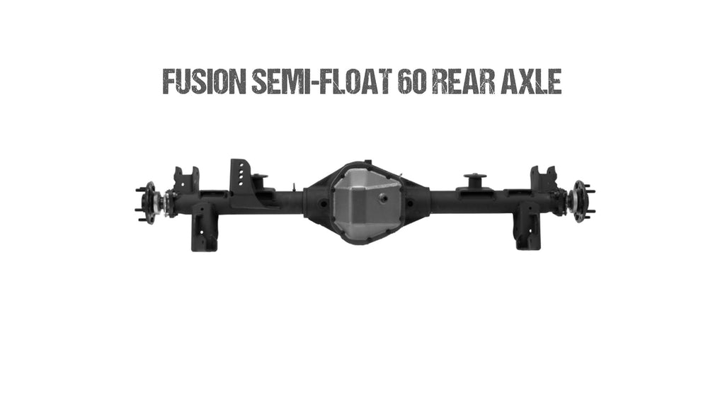 fusion4x4 Fusion Semi-Float 60 Rear Axle Assembly for Jeep JK