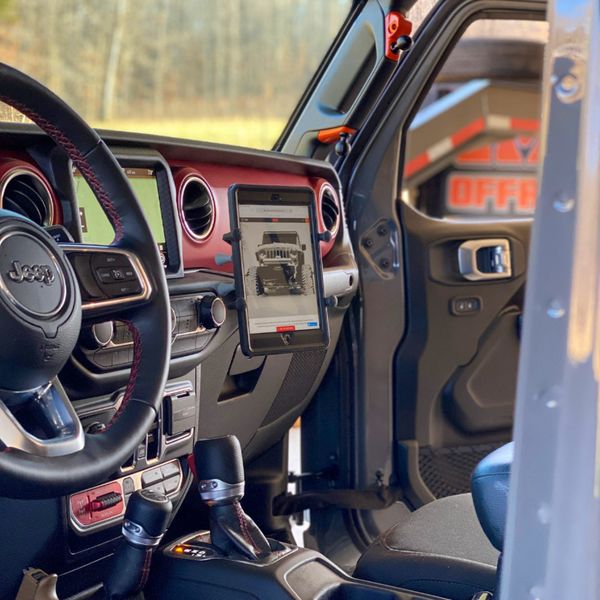 2020 - 2023 Jeep Wrangler Gladiator  Grab Bar Ball Mount