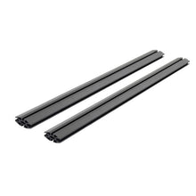 Load image into Gallery viewer, Go Rhino Truck Bed Rack Go Rhino Universal XRS 37 3/4 Cross Rail Accessory Set - Tex. Black