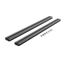 Load image into Gallery viewer, Go Rhino Truck Bed Rack Go Rhino Universal XRS 37 3/4 Cross Rail Accessory Set - Tex. Black