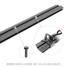 Load image into Gallery viewer, Go Rhino Truck Bed Rack Go Rhino Universal XRS 49 3/4 Cross Rail Accessory Set - Tex. Black