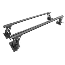 Load image into Gallery viewer, Go Rhino Truck Bed Rack Go Rhino Universal XRS 49 3/4 Cross Rail Accessory Set - Tex. Black