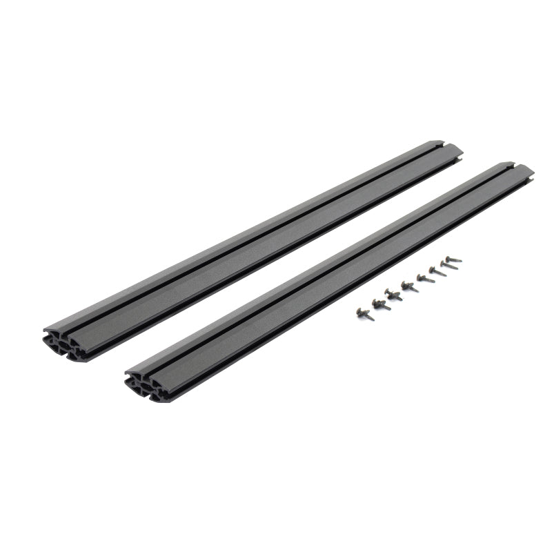 Go Rhino Truck Bed Rack Go Rhino Universal XRS 49 3/4 Cross Rail Accessory Set - Tex. Black