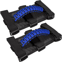 Load image into Gallery viewer, Roll Bar Grab Handles for Jeep Wrangler, Gladiator, and CJs-Blue OTC