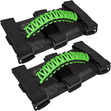 Load image into Gallery viewer, Roll Bar Grab Handles for Jeep Wrangler, Gladiator, and CJs-Green