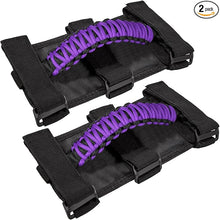 Load image into Gallery viewer, Roll Bar Grab Handles for Jeep Wrangler, Gladiator, and CJs-Purple OTC