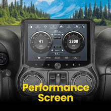 Load image into Gallery viewer, HORIZON10 Jeep Wrangler JK (2011-2018) 10&quot; Radio Fully Integrated Kit | Displays Vehicle Information and Off-Road Mode