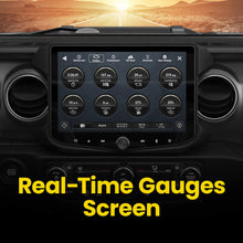 Load image into Gallery viewer, HORIZON10 Jeep Wrangler JL (2018-2023)/Gladiator JT (2020-2023) 10&quot; Radio Fully Integrated Kit | Displays Vehicle Information and Off-Road Mode