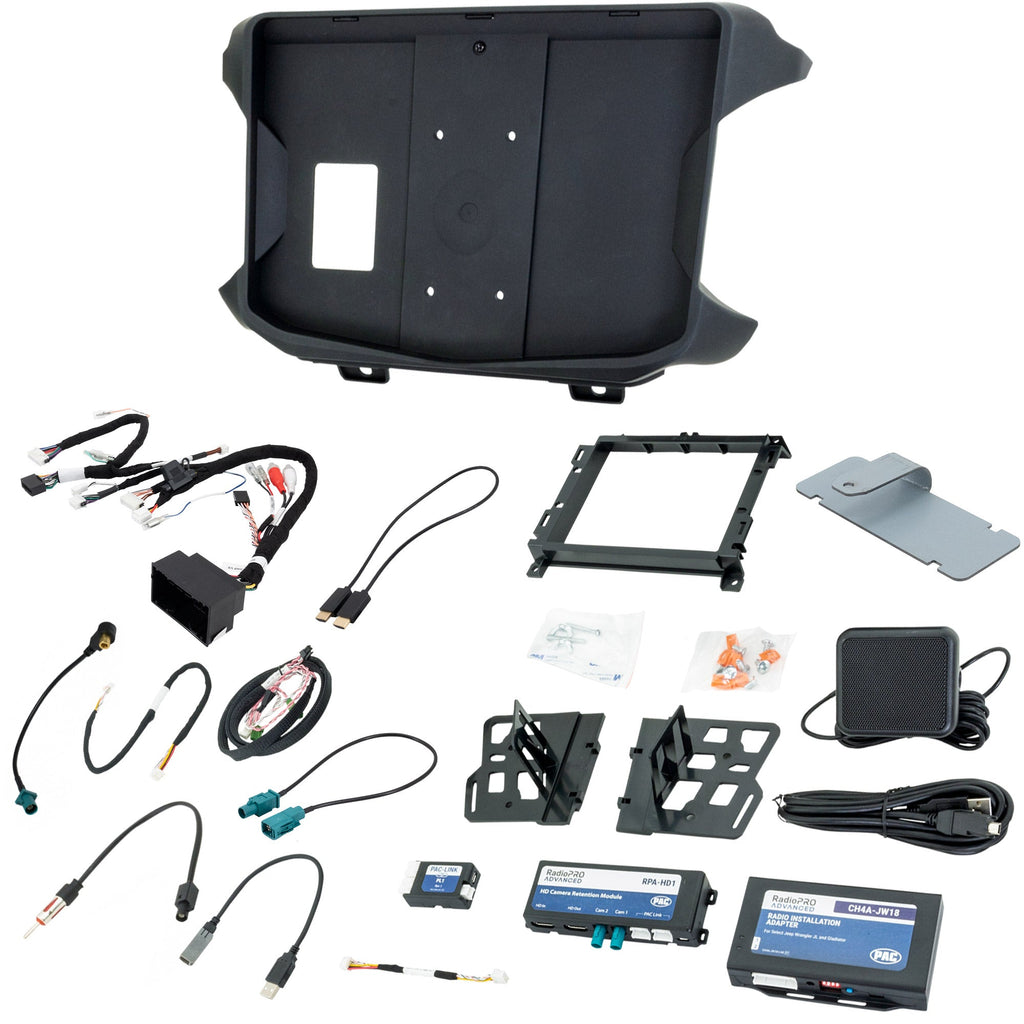 HORIZON10 Jeep Wrangler JL (2018-2023)/Gladiator JT (2020-2023) 10" Radio Fully Integrated Kit | Displays Vehicle Information and Off-Road Mode