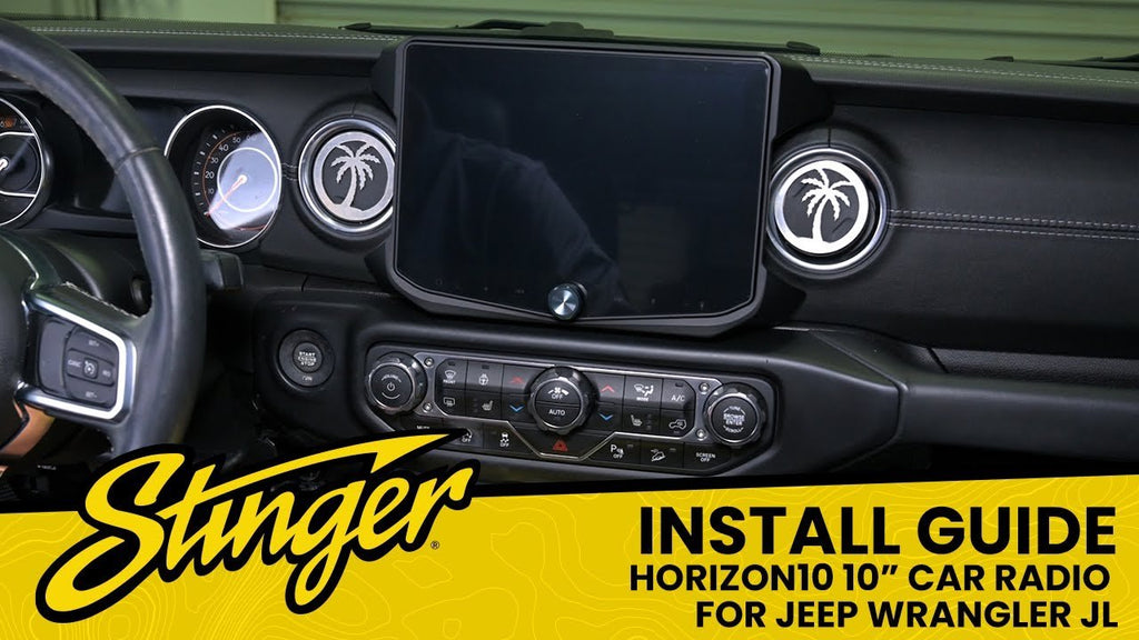 HORIZON10 Jeep Wrangler JL (2018-2023)/Gladiator JT (2020-2023) 10" Radio Fully Integrated Kit | Displays Vehicle Information and Off-Road Mode