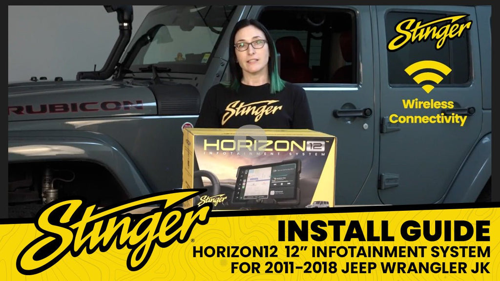 HORIZON12 Jeep Wrangler JK (2011-2018) 12.8" Radio Plug-and-Play Kit