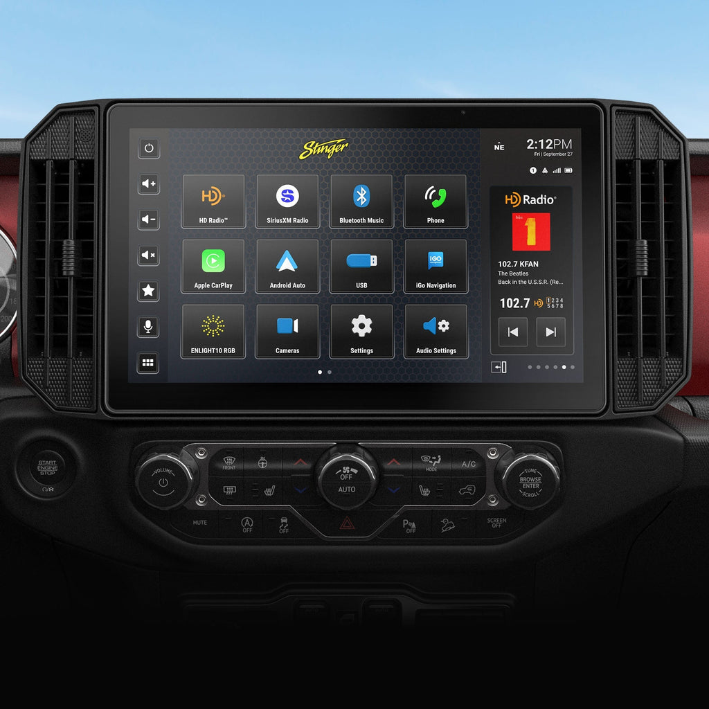 HORIZON12 Jeep Wrangler JL (2018-2023)/Gladiator JT (2020-2023) 12.8" Radio Plug-and-Play Kit