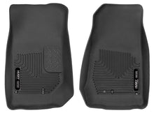 Load image into Gallery viewer, Husky Liners Floor Mats - Rubber Husky Liners 2007-2014 Jeep Wrangler (2Dr/4Dr Unlimited) X-Act Contour Black Front Floor Liners
