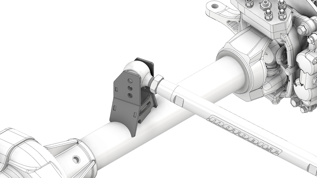 Adjustable Front Upper Link Bracket 15 Degree Angle Motobilt - MB1539-2625-400 - Motobilt