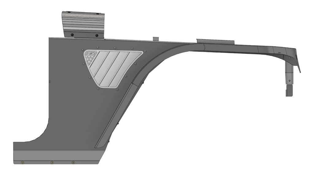 High Clearance Front Fender & Corner Armor System for JK/JKU