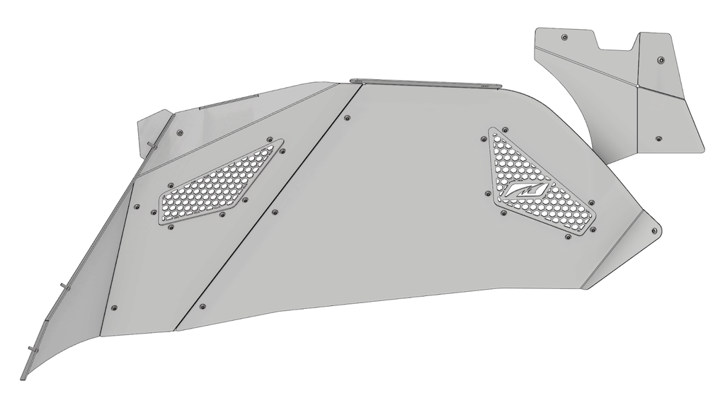 Inner Fender for Front Corner Armor System for JK/JKU