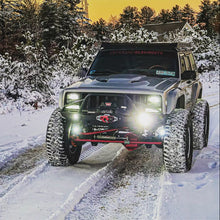 Load image into Gallery viewer, Jeep TJ XJ YJ ZJ Steerable Knuckle Pod Light Mounts (1984-2006 Wrangler/Cherokee)