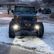 Load image into Gallery viewer, Jeep TJ XJ YJ ZJ Steerable Knuckle Pod Light Mounts (1984-2006 Wrangler/Cherokee)